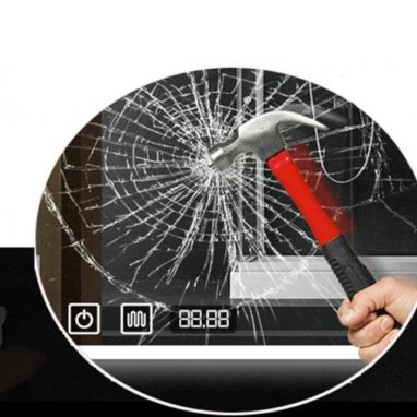 DUSEL Зеркало с подогревом, LED подсветкой Smart, часами и температурой DE-M3001 65x80 см